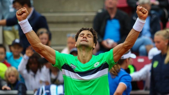 David Ferrer venció a Federico Delbonis en su estreno en Bastad