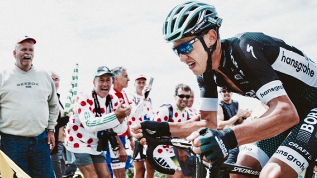 Ciclista polaco mostró el impresionante estado de sus piernas tras 16 etapas del Tour