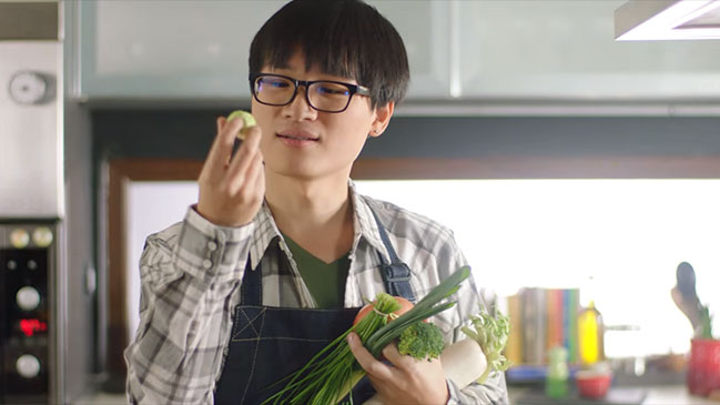 Yuhui se transformó en el rostro publicitario de una multitienda