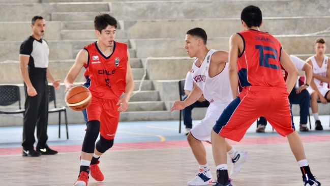 Chile enfrentará a Ecuador en semifinales del Sudamericano sub 17 de baloncesto
