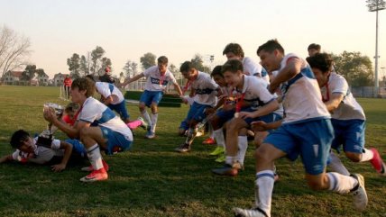   El título de la UC en la Sub 16 marcado por el apellido Barticciotto 