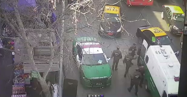 Carabineros detuvo a dos hombres acusados de robo en Estación Central