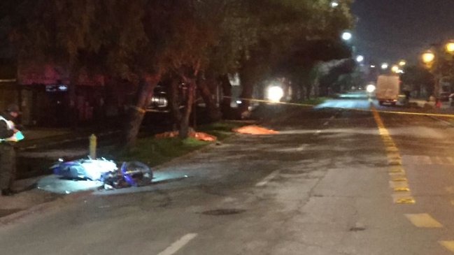 Dos fallecidos tras accidente de tránsito en Conchalí