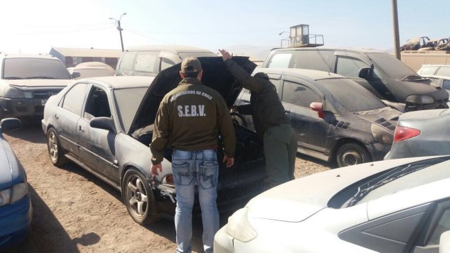 Carabineros recuperó 25 autos abandonados en corralones municipales