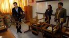 Municipalidad de Santiago reparó los daños causados en las tomas de colegios
