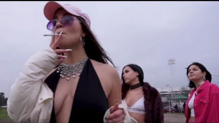 Princesa Alba grabó un videoclip en el Monumental