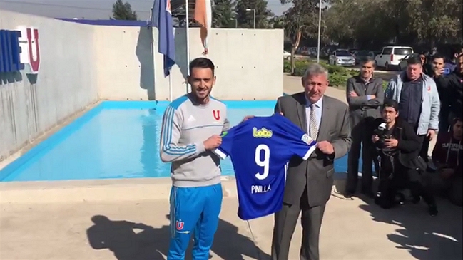 Universidad de Chile presenta a Mauricio Pinilla