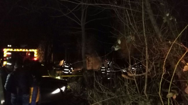 Iglesia resultó destruida tras atentado incendiario en Vilcún