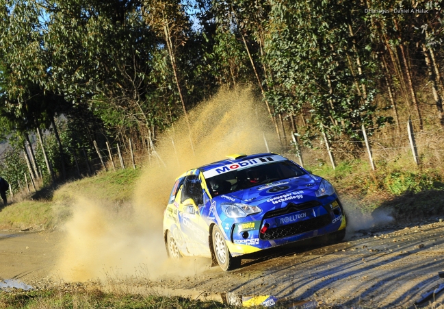 Cristóbal Vidaurre ganó la jornada sabatina del Rally Mobil en Frutillar