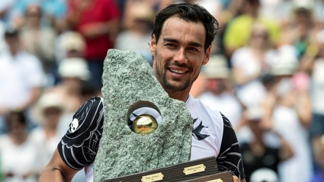 Fabio Fognini venció a Yannick Hanfmann y sumó en Gstaad el quinto título de su carrera