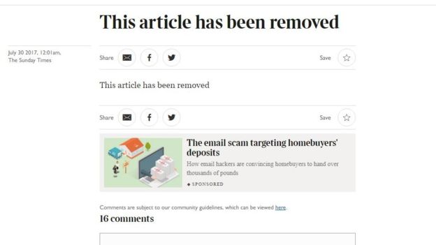 Retiran un artículo en línea del Sunday Times tras ser tildado de antisemita