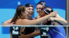 Relevo femenino 4x100 estilos estadounidense batió el récord mundial en Budapest