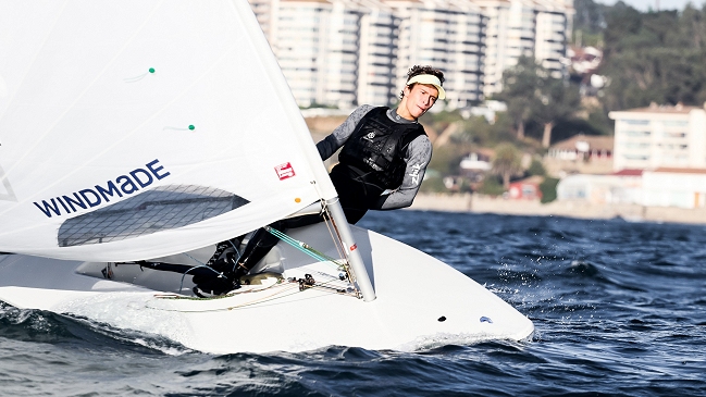Clemente Seguel clasificó a la Flota de Oro en el Mundial sub 21 de Laser Standard en Bélgica