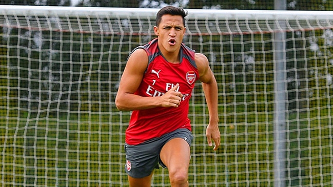 Alexis Sánchez mostró su 