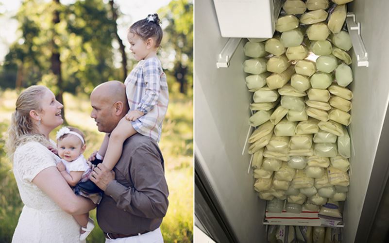 Súper mamá genera más de seis litros de leche al día