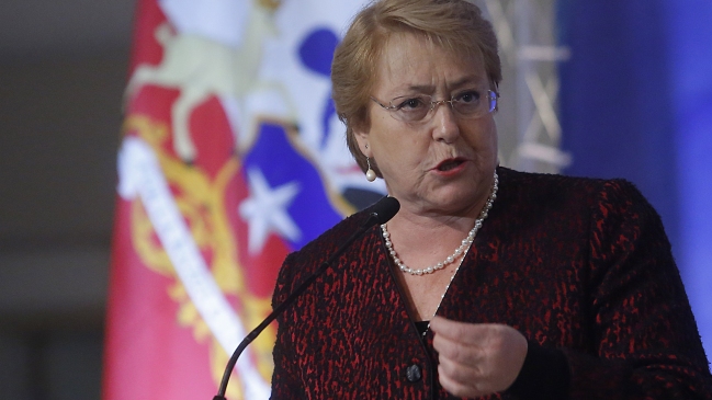 Bachelet expresó 