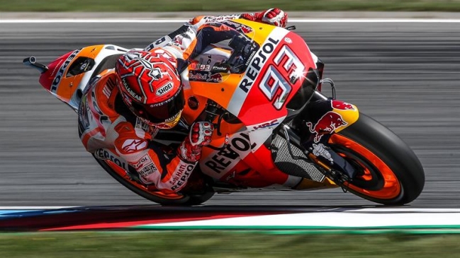 Marc Márquez ganó la qualy del MotoGP de República Checa