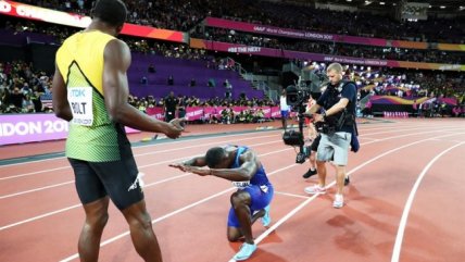   Usain Bolt se colgó el bronce en los 100 metros del Mundial de Londres 