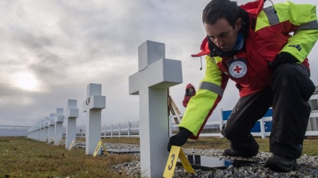 Acabó la labor de exhumación de soldados argentinos sin identificar en Malvinas