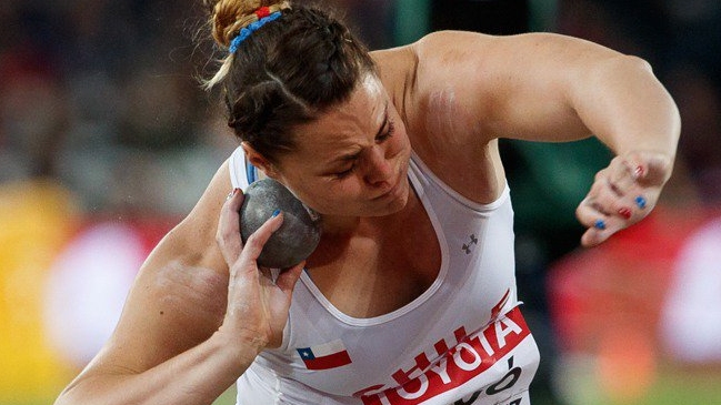 Natalia Duco quedó fuera de la final del lanzamiento de la bala en el Mundial de Londres