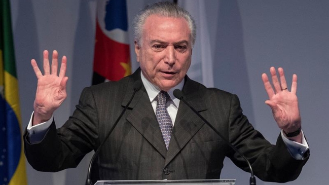 Temer pidió suspender al fiscal general que lo acusa de corrupción