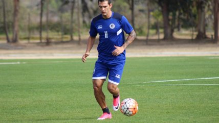   Mark González entrenó junto al plantel de Deportes Santa Cruz 
