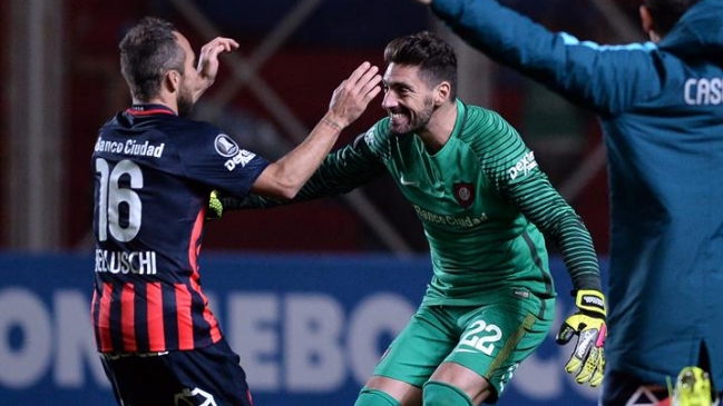 San Lorenzo logró ante Emelec una angustiosa clasificación a cuartos de la Copa Libertadores