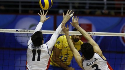   Brasil se exigió para derrotar a Chile y tomar un lugar en la final del Sudamericano de Vóleibol 