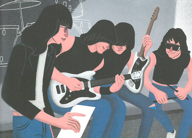 Publican libro inspirado en Los Ramones para introducir a los niños al mundo del rock