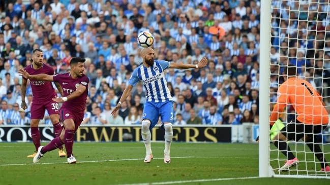 Manchester City venció a domicilio a Brighton en el estreno de la Premier League