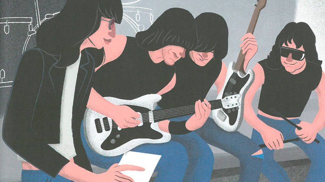 Publican libro inspirado en Los Ramones para introducir a los niños al mundo del rock