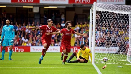 Watford y Liverpool igualaron en un festival de goles en la Premier League