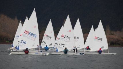   La segunda fecha de la selectiva Zona Sur de regata en el lago Calafquén 