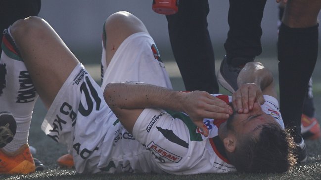 Eric Pino debió ir al hospital con una fractura nasal por golpe de Luis Pedro Figueroa