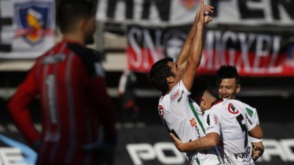 Palestino respondió y Marcos González marcó el empate ante Colo Colo