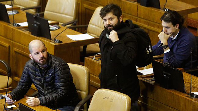 Andrade a Jackson, Boric y Mirosevic: 