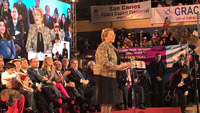 Presidenta Bachelet promulgó la ley que crea la Región de Ñuble