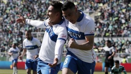 Jeisson Vargas soltó un derechazo para poner en ventaja a la UC sobre S. Wanderers