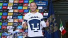 Marcelo Díaz en su presentación en Pumas: \