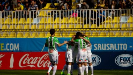 Joel Acosta inauguró el marcador para O'Higgins ante Everton con un derechazo imparable