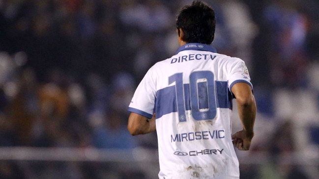 Milovan Mirosevic se retiró como el sexto goleador histórico de Universidad Católica