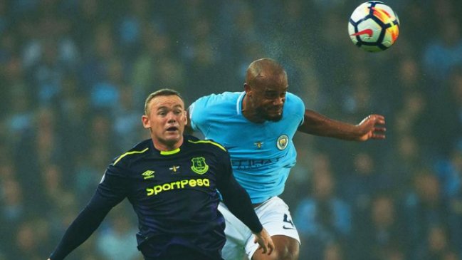 Manchester City logró un agónico empate frente a Everton en la liga inglesa