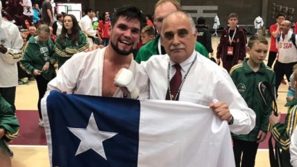  El intenso combate que le valió a Rodrigo Rojas conseguir el título mundial de Karate 