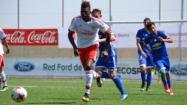 Universidad de Chile cayó ante Benfica de Portugal en el Mundialito sub 17 en Madrid