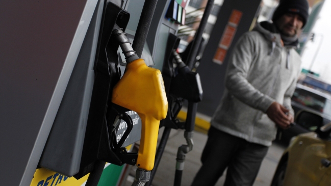 Bencinas subirán sus precios por cuarta semana consecutiva