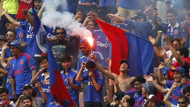 Hinchas de U. de Chile realizarán 