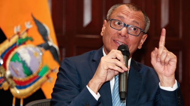 Parlamento de Ecuador avaló proceso penal contra vicepresidente por Odebrecht