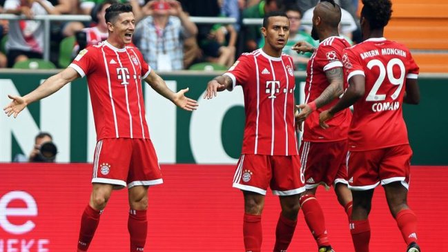 Arturo Vidal y Bayern Munich consiguieron una cómoda victoria frente a Werder Bremen