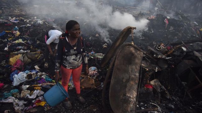 Incendio en Colombia dejó 80 viviendas destruidas