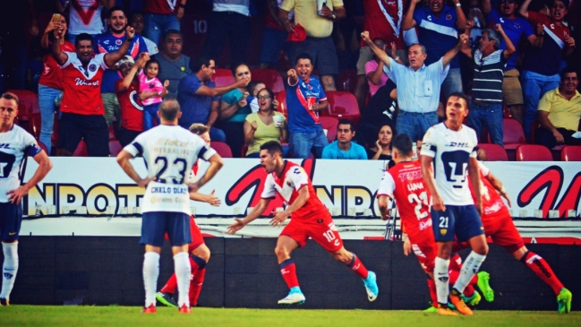 Marcelo Díaz y Bryan Rabello fueron titulares en la derrota de Pumas ante Veracruz